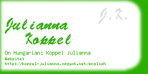 julianna koppel business card